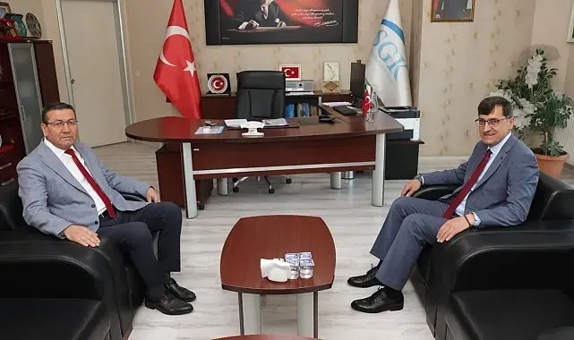 Başkan Kahveci ve Müdür Sayar, Kütahya için ortak çalışmaları değerlendirdi