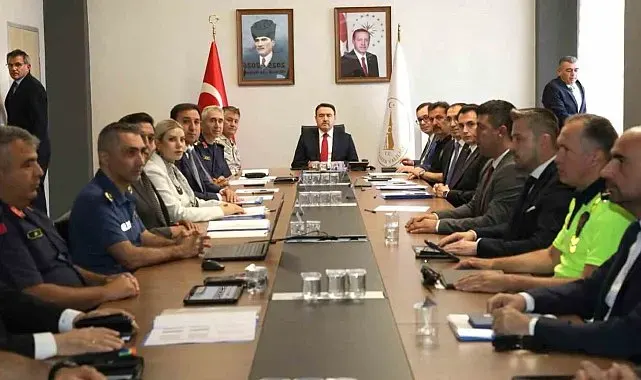 Kütahya'da güvenlik zirvesi, ilave tedbirler masaya yatırıldı