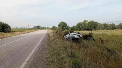 Tokat'ta Kontrolden Çıkan Otomobil Takla Attı: Sürücü Yaralandı