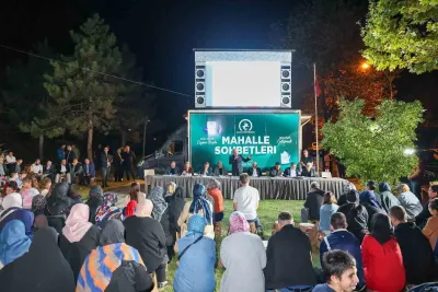 Başkan Özlü'den Yeşiltepe Mahallesi Buluşması: Bahçeşehir Düzce'nin En Güzel Bölgesi