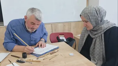 Kütahya'da Hüsn-i Hat Kursuna Yoğun İlgi
