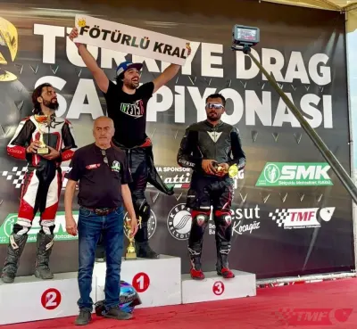 Türkiye Motodrag Şampiyonası Kepez Ayak Yarışları Nefes Kesti