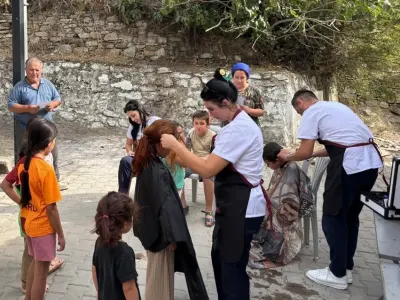 Söke Belediyesi'nden Kırsaldaki Öğrencilere Ücretsiz Saç Tıraşı Desteği