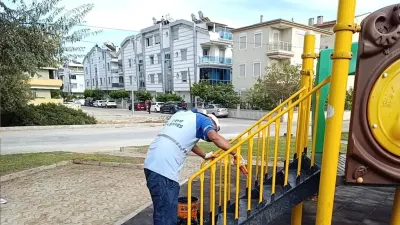 Didim Belediyesi Parklarda Genel Bakım ve Yenileme Çalışmalarını Sürdürüyor