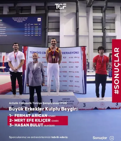 Artistik Cimnastikte Kayseri'den Tarihi Başarı: Hasan Bulut Şampiyon Oldu
