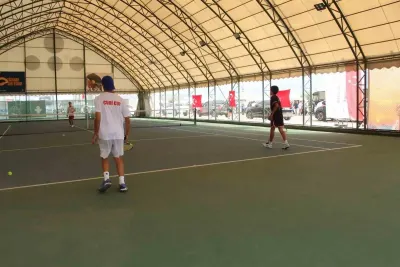 Şırnak'ta 5 Ülkenin Katılımıyla Uluslararası Cudi Cup Tenis Turnuvası Başladı