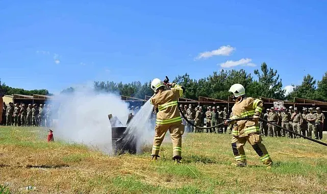 Çanakkale'de askeri personele Orman Yangınlarıyla Mücadele Eğitimi