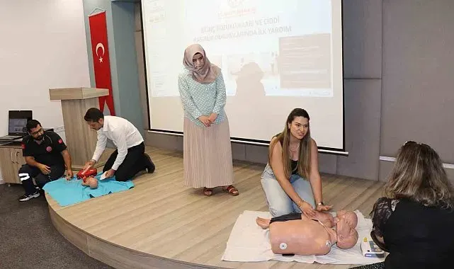 Aydın Ticaret Odası üyeleri ilk yardım eğitimi aldı
