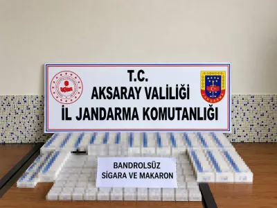 Aksaray'da Kaçakçılık Operasyonu: 2,1 Milyonluk Tütün ve Malzeme Ele Geçirildi