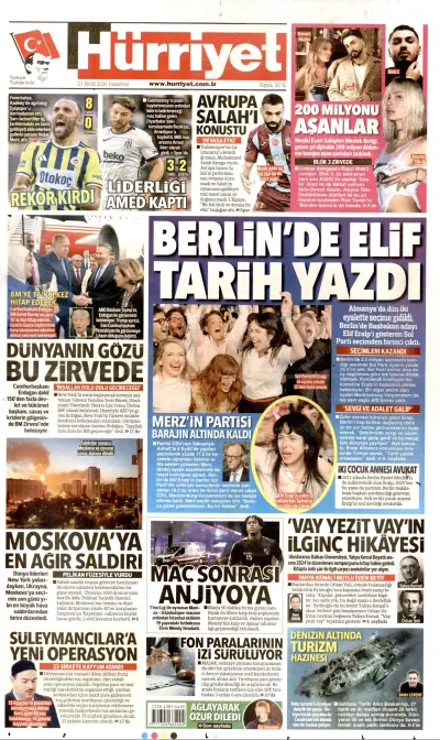Hürriyet manşeti