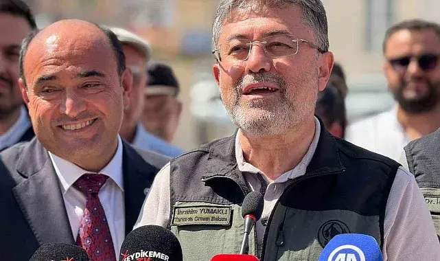 Bakan Yumaklı: "Bereketli toprakların potansiyelini daha da artıracağız"