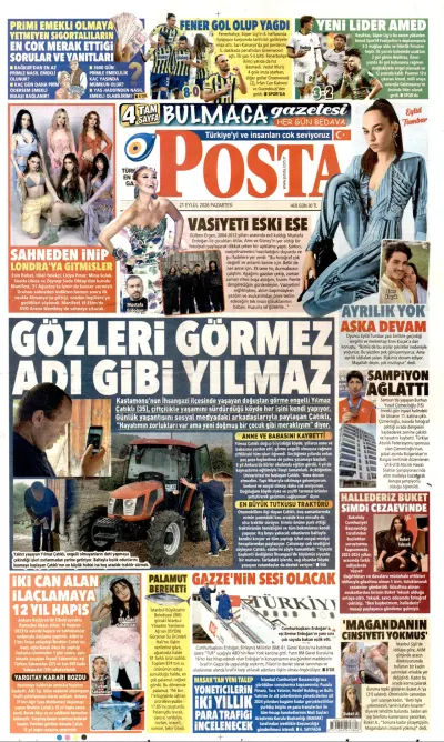 Posta manşeti