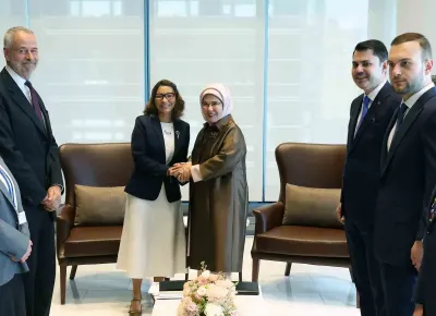 Emine Erdoğan, Brezilya Devlet Başkanı’nın Eşi Rosangela Lula da Silva ile Türkevi'nde Görüştü