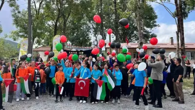 Samsun'dan Gazze'ye Umut Köprüsü: Gökyüzüne Uçurtmalar Bırakıldı