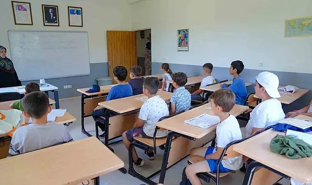 Erbaa'da çocuklar, yaz tatilini Kur'an kursunda değerlendiriyor