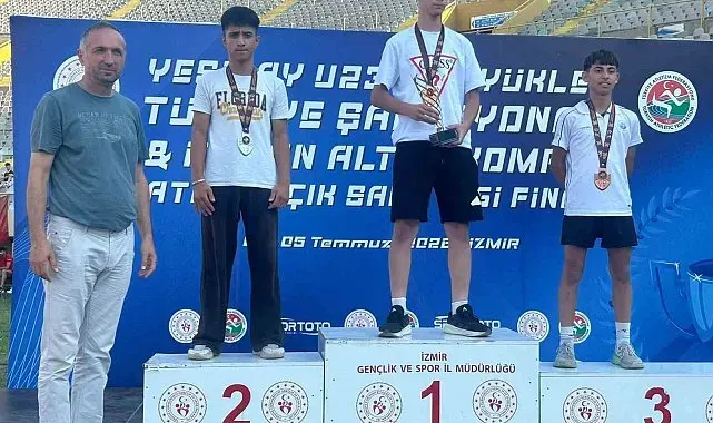 Aydınlı atlet Şirin Türkiye ikincisi oldu