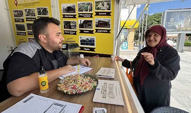 Çorum Belediyesi Çözüm Merkezi Noktası Saat Kulesi önünde kuruldu