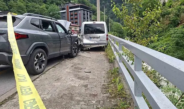 Trabzon'da trafik kazası: 7 Arap turist yaralı