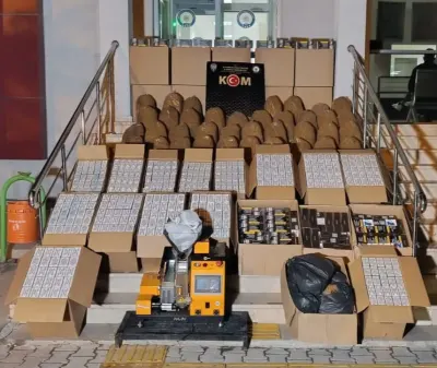 Afyonkarahisar'da Kaçak Tütün ve Makaron Operasyonu: 3 Gözaltı