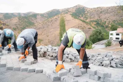 Battalgazi Belediyesi Kamıştaş Mahallesi'nde Yol Düzenleme Çalışmalarını Tamamladı
