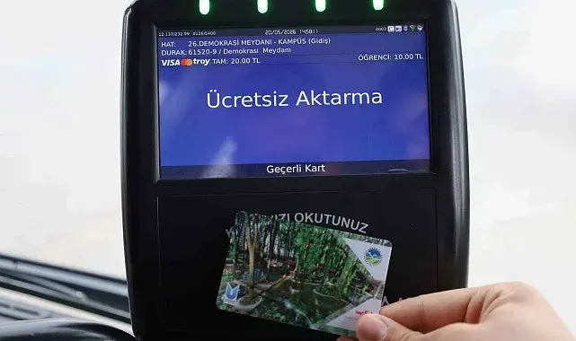Sakarya'da toplu taşımada vatandaş dostu "Aktarma" sistemi 514 bin kez kullanıldı