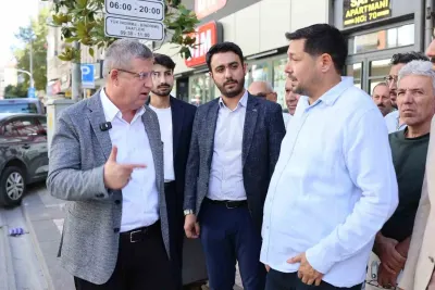 AK Parti Denizli İl Başkanı Subaşıoğlu İstiklal Caddesi Esnafını Dinledi