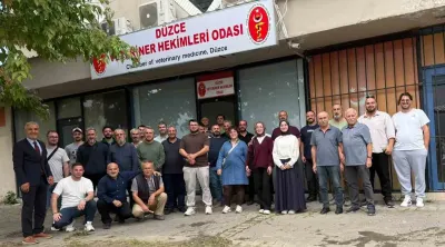 Düzce Veteriner Hekimleri Odası'nda Şerif Ali Karanfil 9. Kez Başkan Seçildi