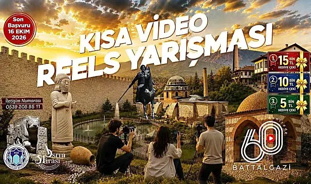 Battalgazi Belediyesinden "60 Saniyede Battalgazi" kısa video yarışması