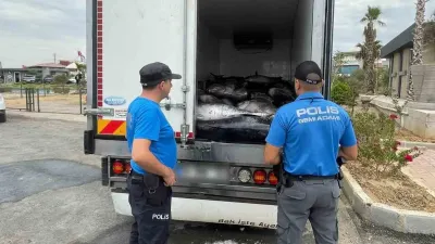 İzmir'de Kaçak Avlanan 3 Ton Mavi Yüzgeçli Orkinos Ele Geçirildi