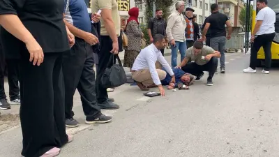 Bursa İnegöl'de Halk Otobüsünün Çarptığı Yaşlı Kadın Ağır Yaralandı