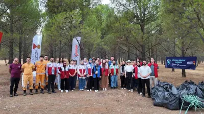 Kahramanmaraş Kapıçam Tabiat Parkı'nda Dünya Temizlik Günü Kapsamında Çevre Temizliği Yapıldı
