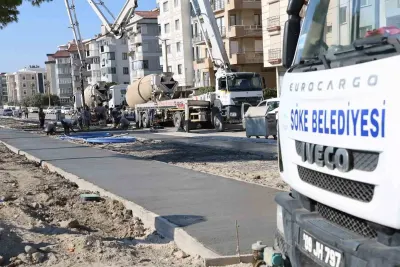 Söke’de Bisiklet ve Yürüyüş Yolu Projesi’nde İkinci Etap Hız Kazandı