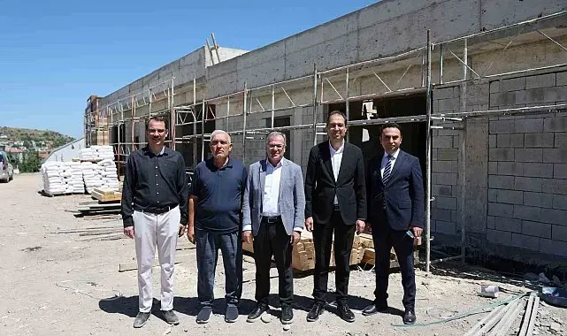 Başkan Özdoğan'dan 112 acil sağlık merkezi inşaatına yakın takip
