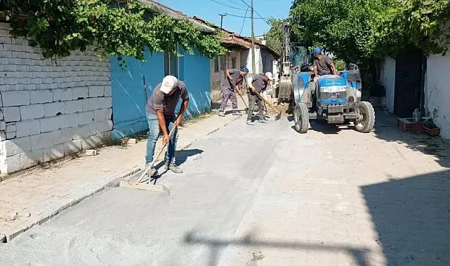 Germencik Belediyesi'nden dört mahallede eş zamanlı çalışma
