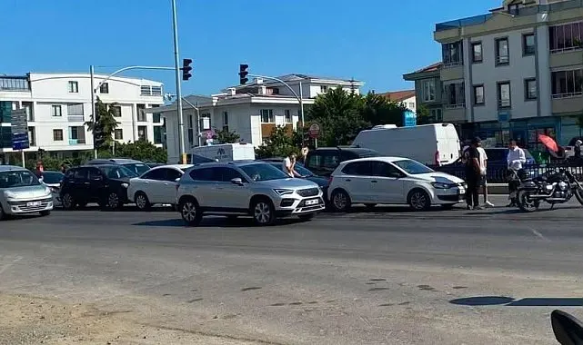 Samsun'da 5 araçlı zincirleme kaza