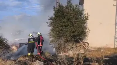 Yozgat'ta Sanayi Bölgesindeki Trafoda Patlama ve Yangın Paniği