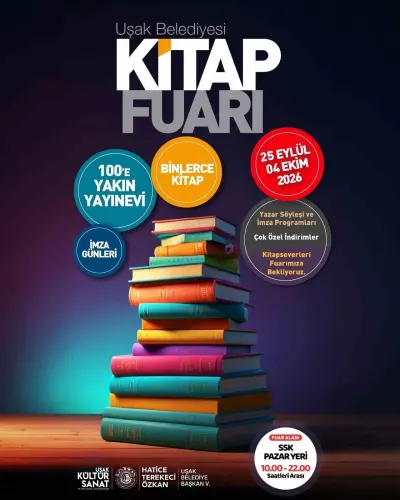 Uşak Kitap Fuarı İkinci Kez Kapılarını Kitapseverlere Açıyor