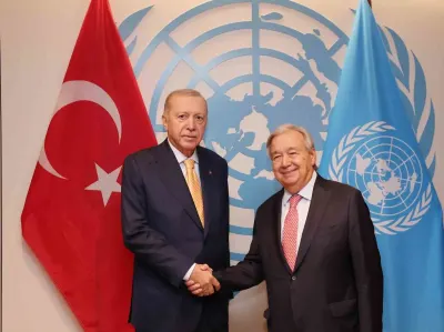Cumhurbaşkanı Erdoğan, BM Genel Sekreteri Guterres ile New York'ta Görüştü