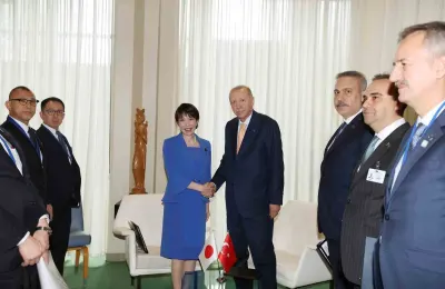 Cumhurbaşkanı Erdoğan, New York'ta Japonya Başbakanı Takaichi ile Görüştü