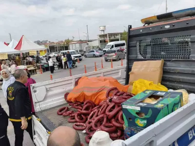 Malatya'da Yöresel Ürünler Fuarında Sıkı Gıda Denetimi: Yüzlerce Kilo Ürün İmha Edilecek