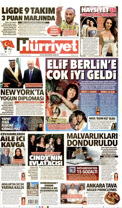 Hürriyet manşeti