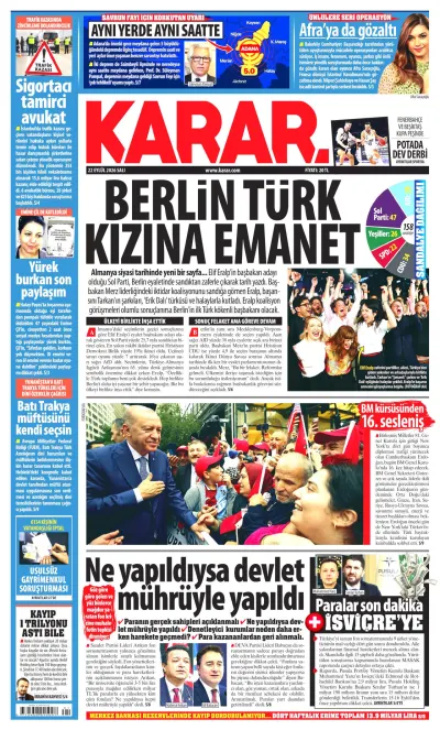 Karar manşeti