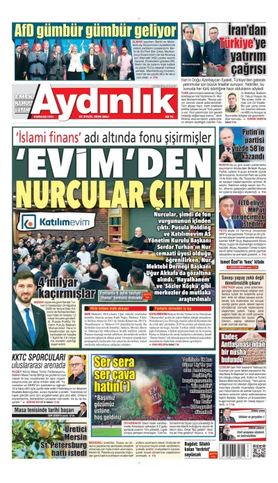 Aydınlık manşeti