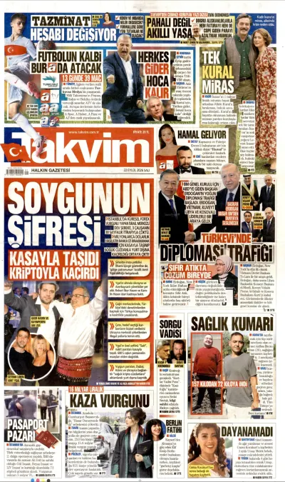 Takvim manşeti