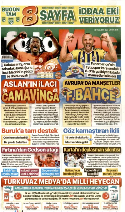 Fotomaç manşeti