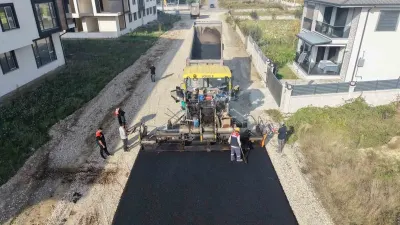 Düzce'de Asfalt ve Yol Onarım Çalışmaları Hız Kazandı
