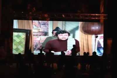 Kütahya'da Açık Hava Sinemasında Yeşilçam Nostaljisi Yaşandı