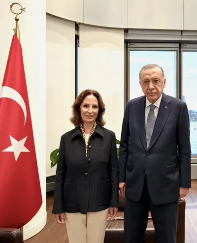 KUTSO Başkanı Esin Güral Argat, Cumhurbaşkanı Erdoğan ile Türkevi'nde Görüştü