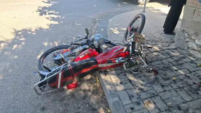 Karaman'da Hafif Ticari Araç ile Motosiklet Çarpıştı: 1 Yaralı