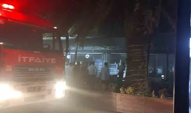 Körfez'de kafenin mutfağında çıkan yangın hasara neden oldu